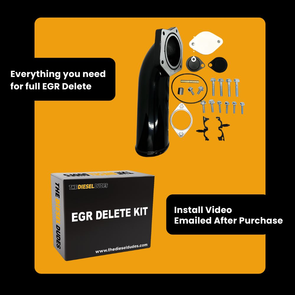 Ford 6.4 Powerstroke full delete bundle components and parts for 2008-2010 diesel engines.