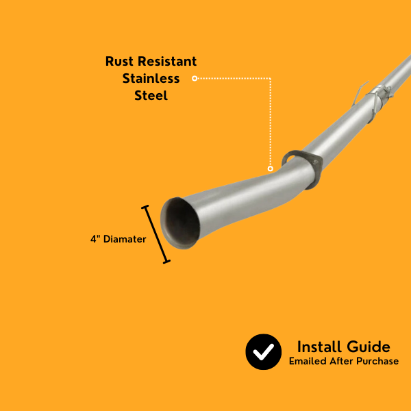 DPF & CAT Delete Pipe | Ford Powerstroke 2020-2022