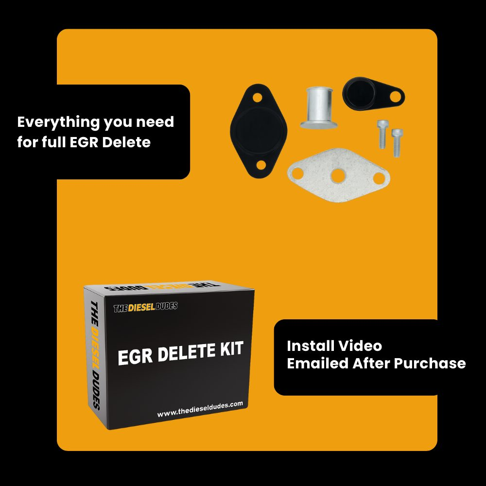 Ford Powerstroke 3.0L full delete bundle components and hardware kit for 2018-2020 diesel trucks.