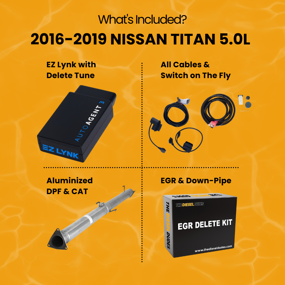 Nissan Titan 5.0 Cummins Full Delete Bundle | 2016-2019