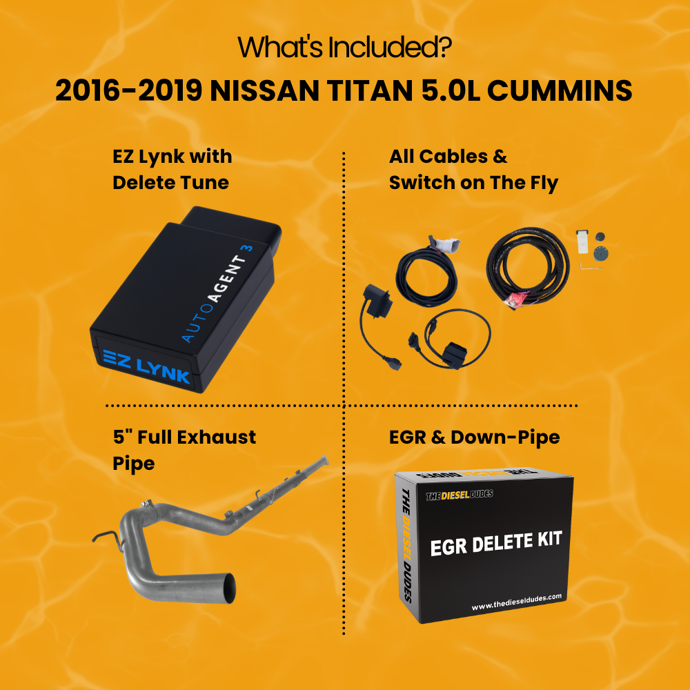 Nissan Titan 5.0 Cummins Full Delete Bundle | 2016-2019
