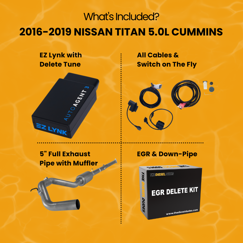 Nissan Titan 5.0 Cummins Full Delete Bundle | 2016-2019
