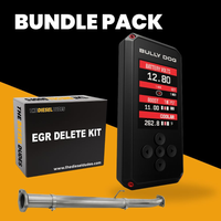 Ford 6.7 Powerstroke full delete bundle components and installation kit for 2015-2016 diesel trucks.