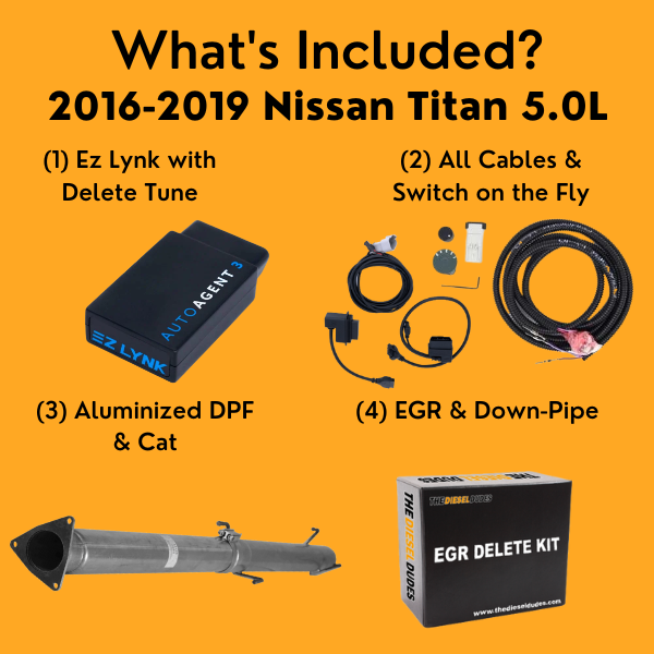 Nissan Titan 5.0 Cummins Full Delete Bundle | 2016-2019