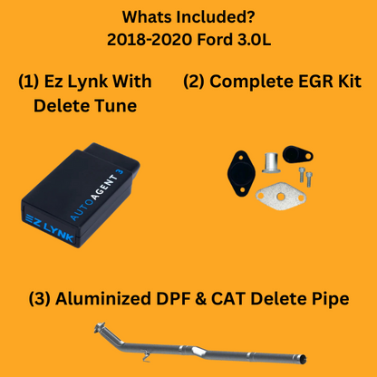 Ford Powerstroke 3.0L Full Delete Bundle | 2018-2020