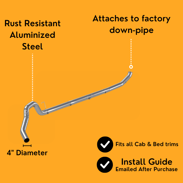 4" Full Exhaust System | Ram 6.7L Cummins 2013-2018