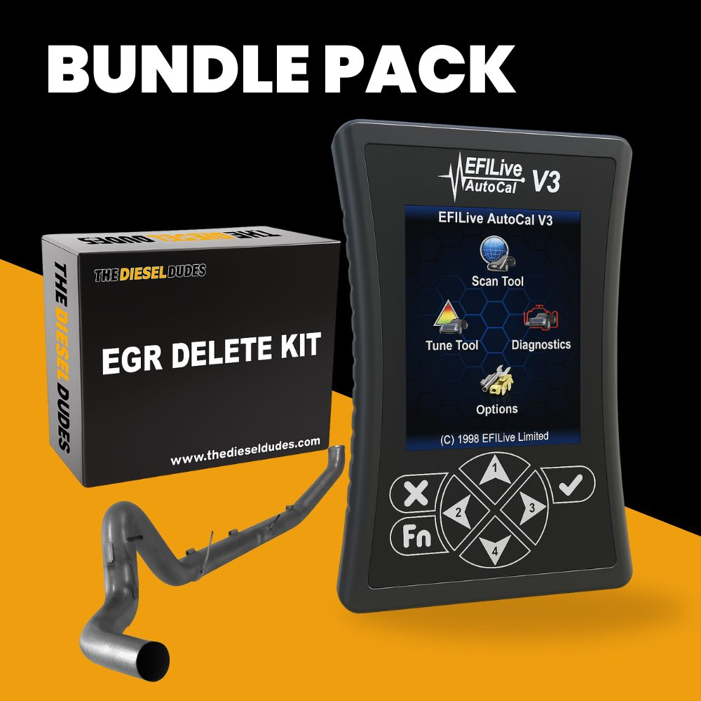 Ram Cummins 6.7 Full Delete Bundle components and parts for 2010-2012 diesel engines.
