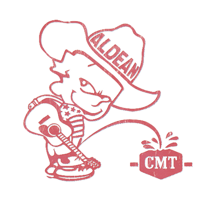 Aldean vs CMT Sticker