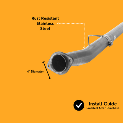 DPF & CAT Delete Pipe | Ford Powerstroke 2008-2010