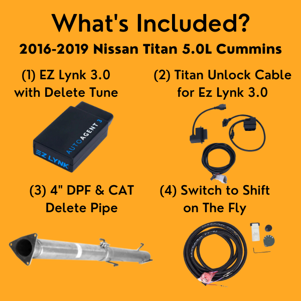 Nissan Titan 5.0 Cummins Full Delete Bundle | 2016-2019